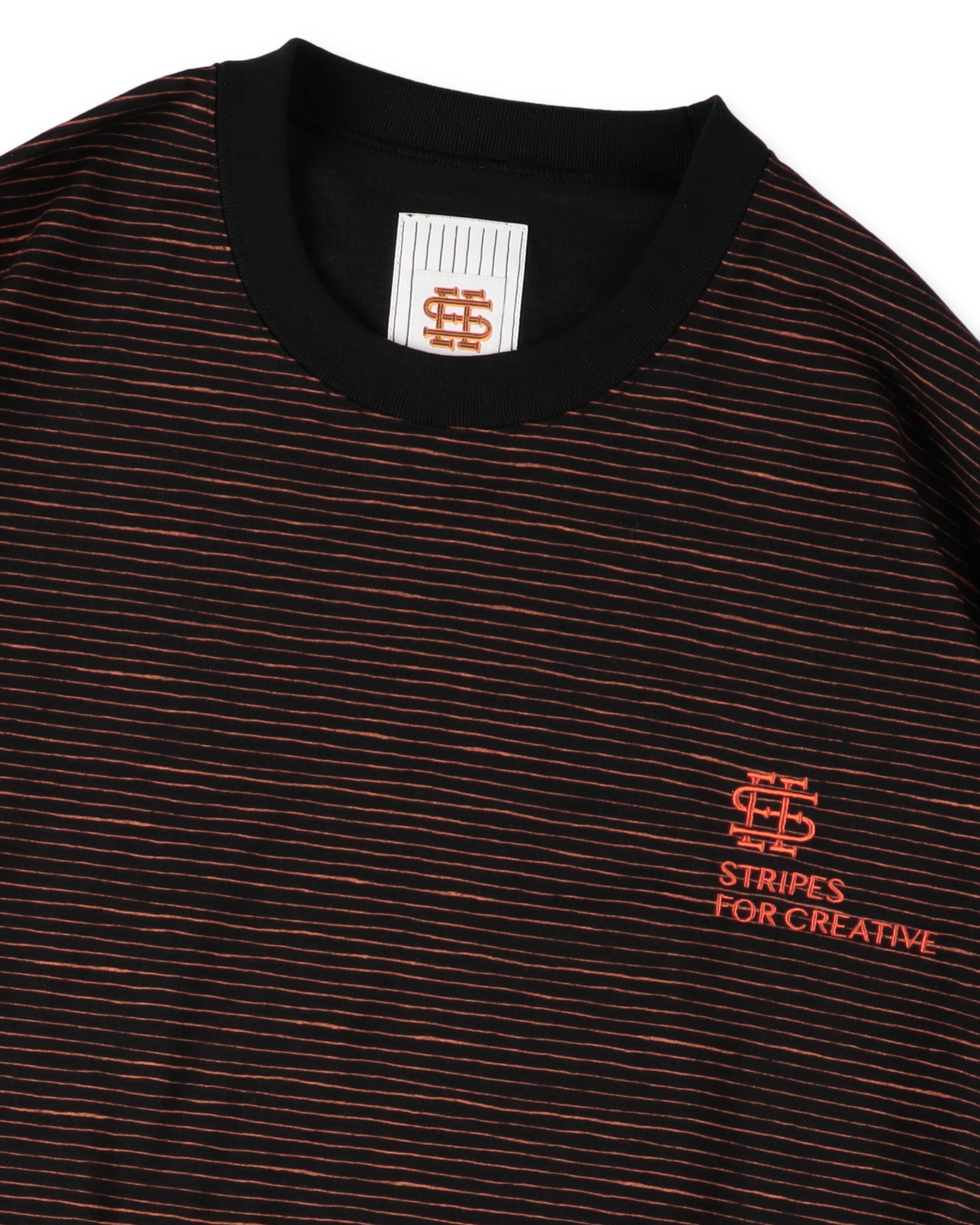 SEE SEE x S.F.C Super Big LS Border Tech Tee W Drawstrings 【Black