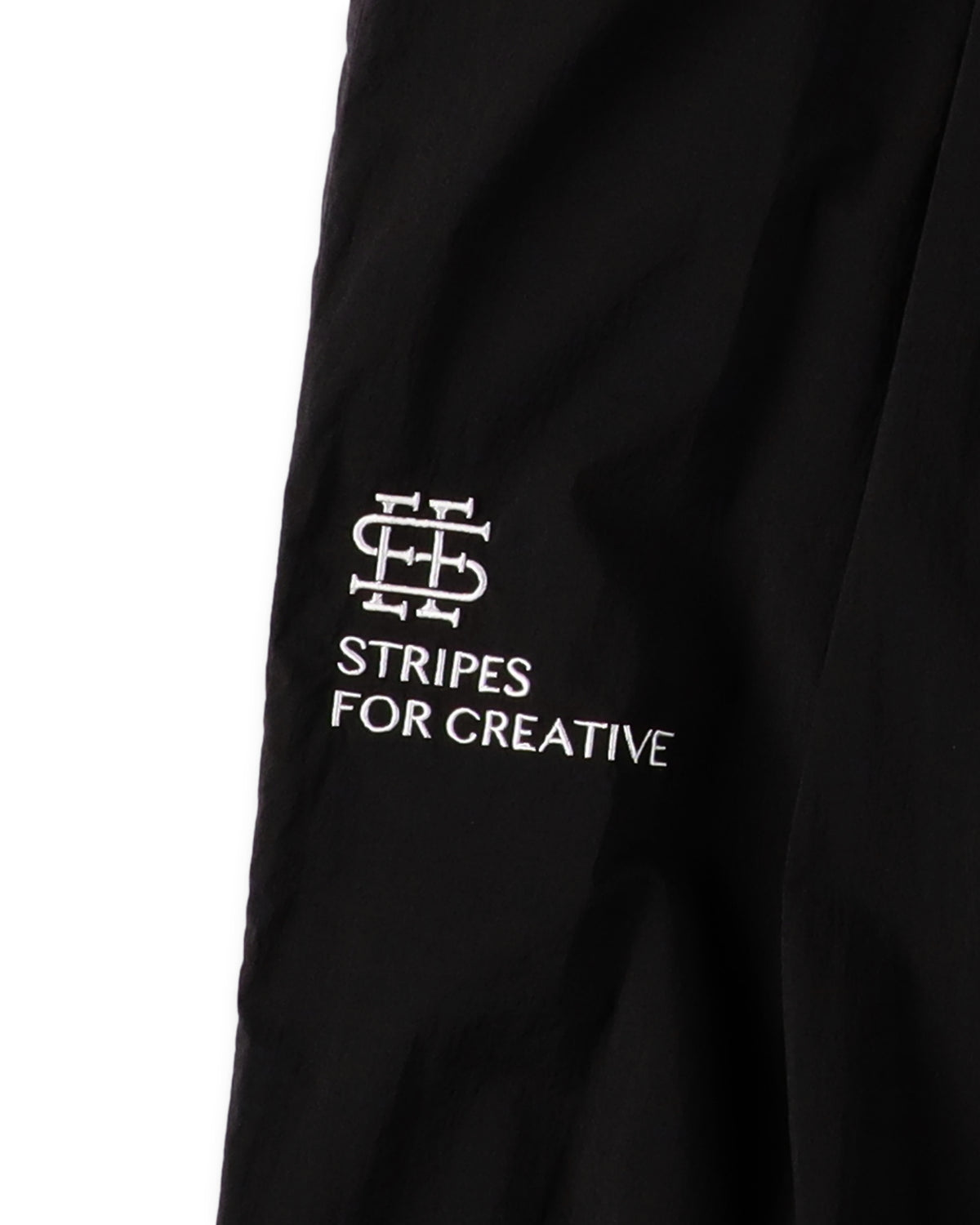 SEE SEE x S.F.C Nylon Wide Tapered Easy Pants 【Black / White】