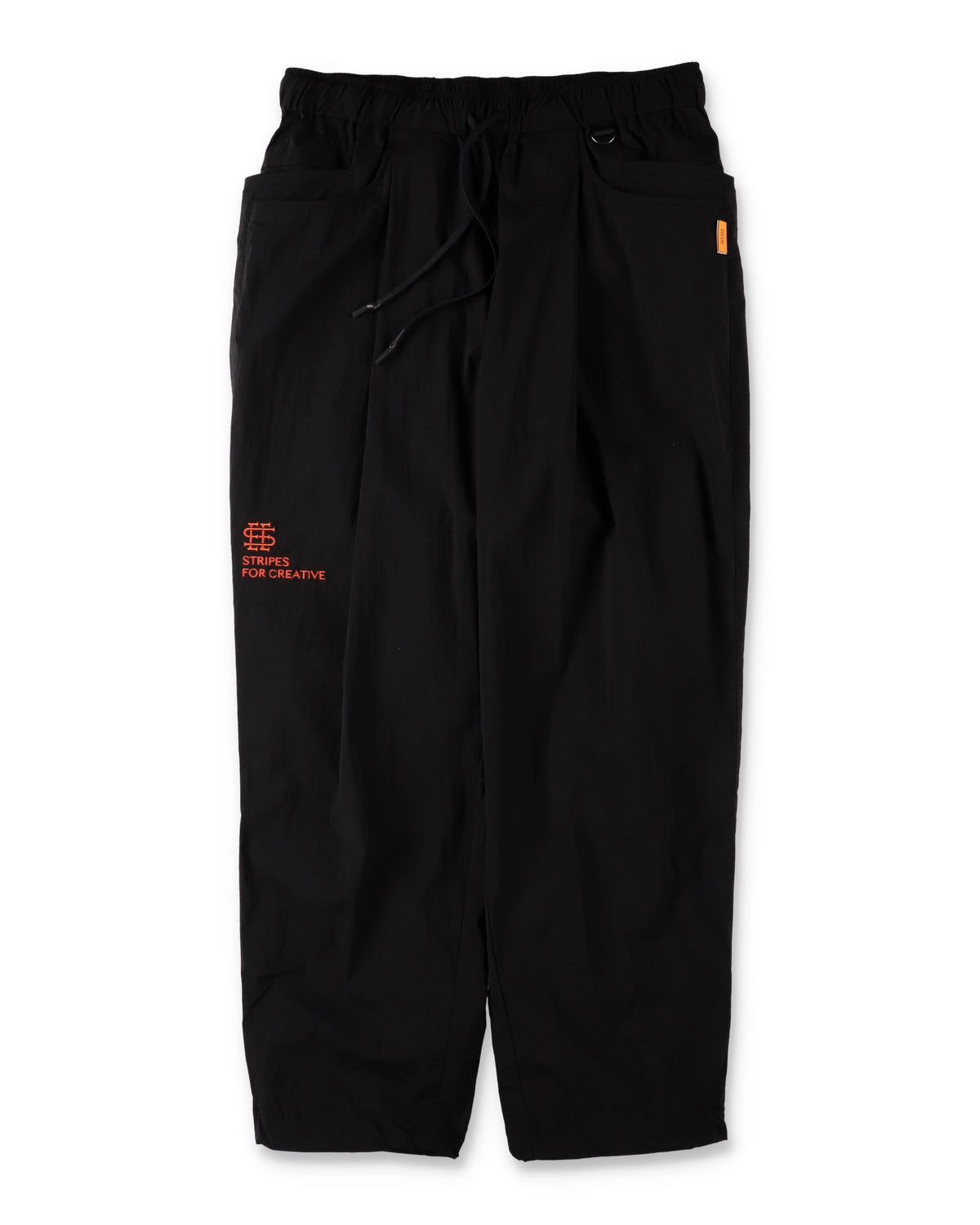 SEE SEE x S.F.C Nylon Wide Tapered Easy Pants 【Black / Orange】