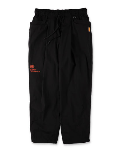 SEE SEE x S.F.C Nylon Wide Tapered Easy Pants 【Black / Orange】