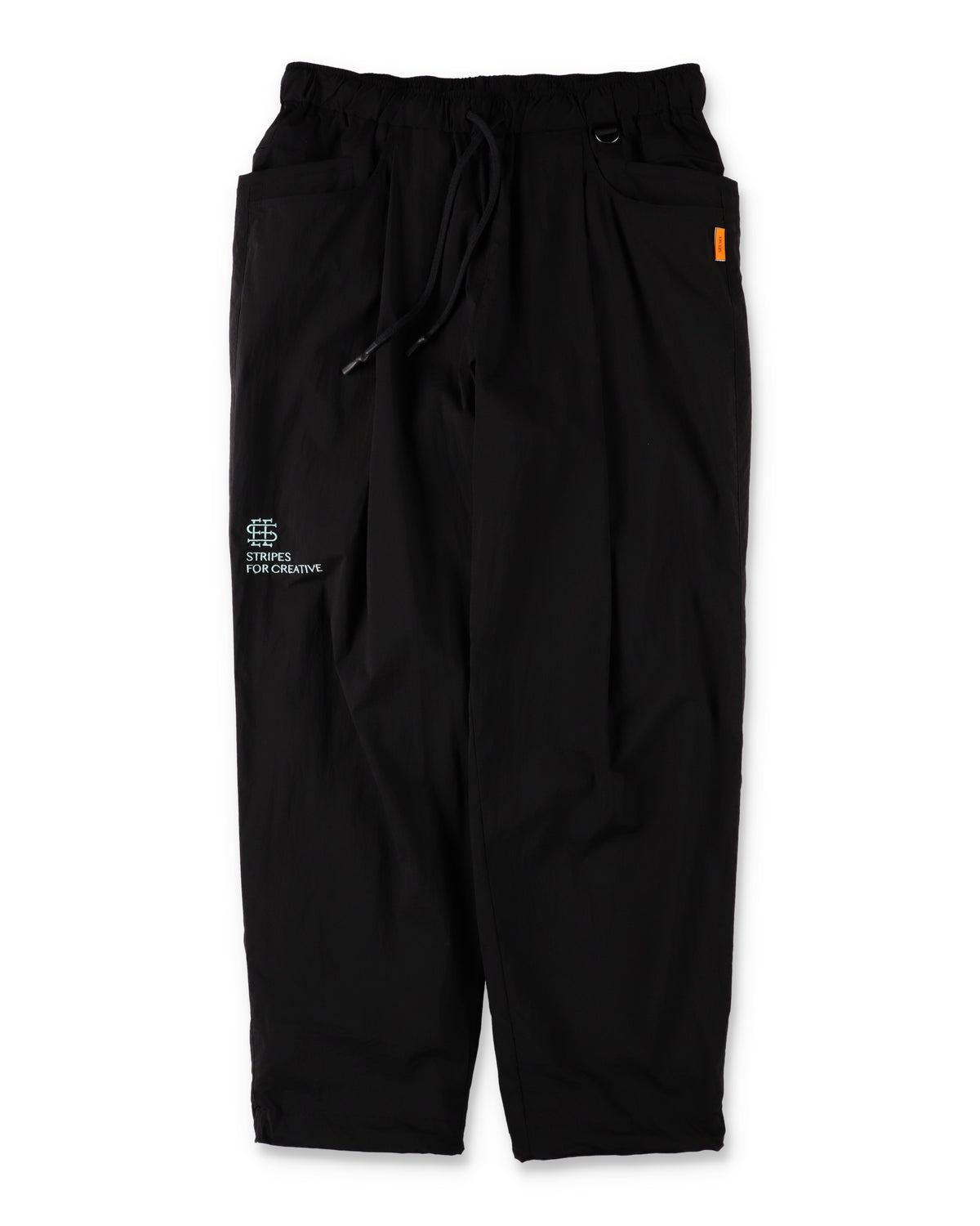 SEE SEE x S.F.C Nylon Wide Tapered Easy Pants 【Black / T Blue】
