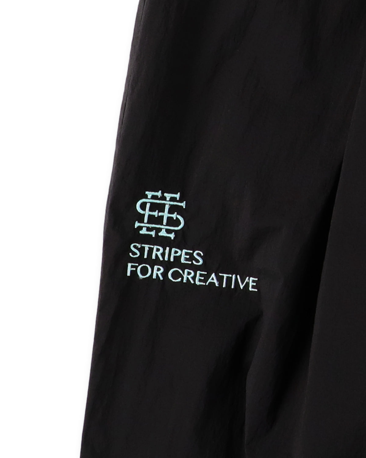 SEE SEE x S.F.C Nylon Wide Tapered Easy Pants 【Black / T Blue】