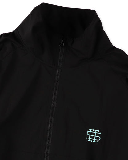 SEE SEE x S.F.C Nylon Wind Breaker Jacket 【Black / T Blue】